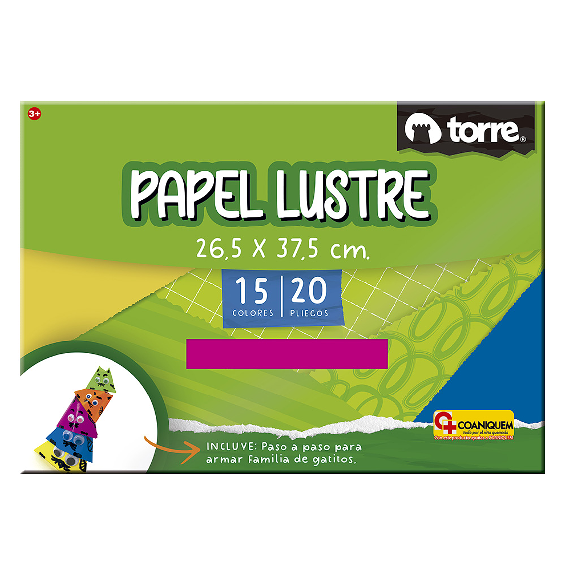 Bolson Papel Lustre 20Hjs. Torre Imagia 1