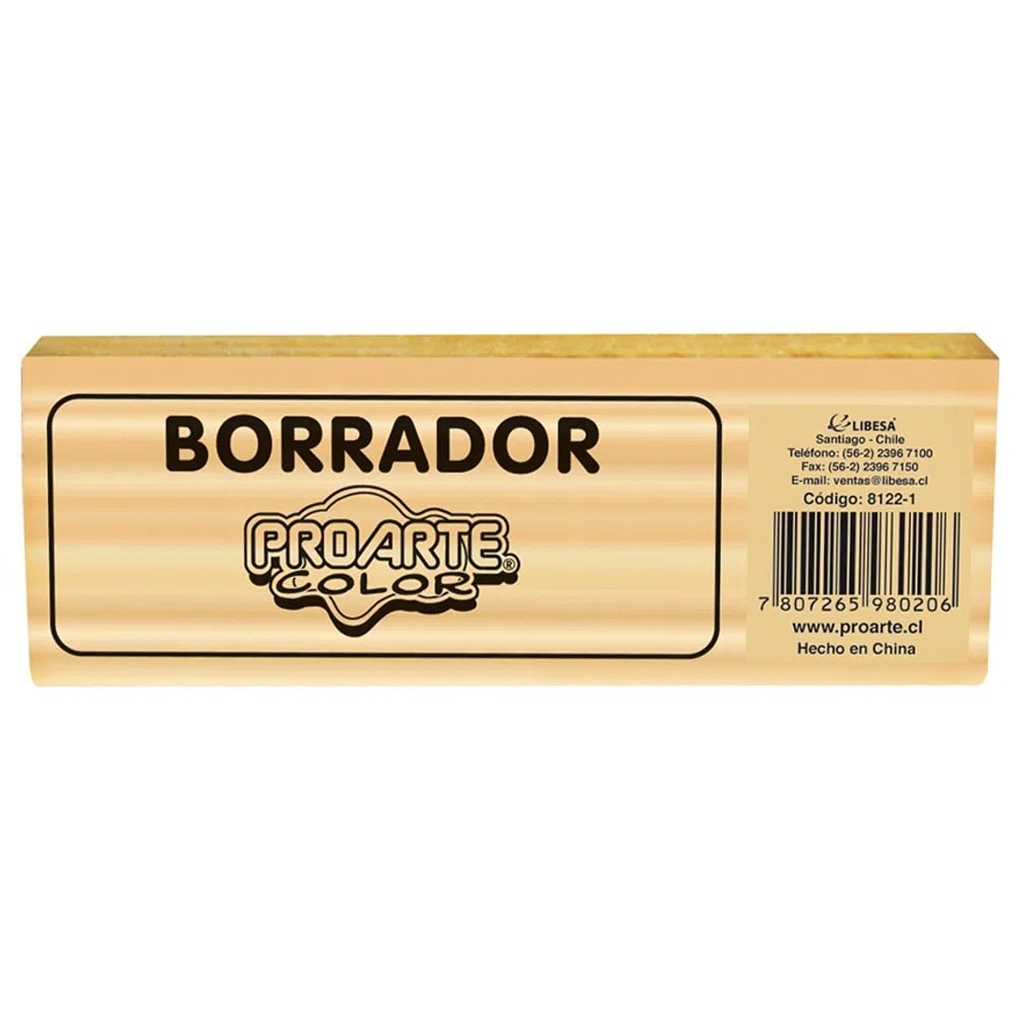 Borrador Proarte Madera Para Pizarra 1