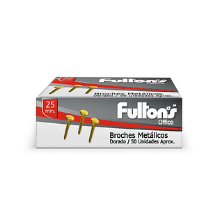 Broche Metalico 25 Mm Fultons
