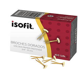 Broches Dorad Isofit Caja 100 Uds  3/4 ' (19 Mm)