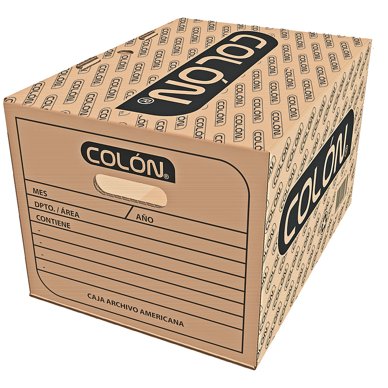 Caja Archivo Americana 31.5X42X26Cm Colon 1