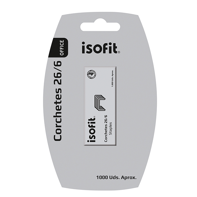 Bli.Corchetes Isofit-Dsg 26/6 C/De 1000 Uni 1