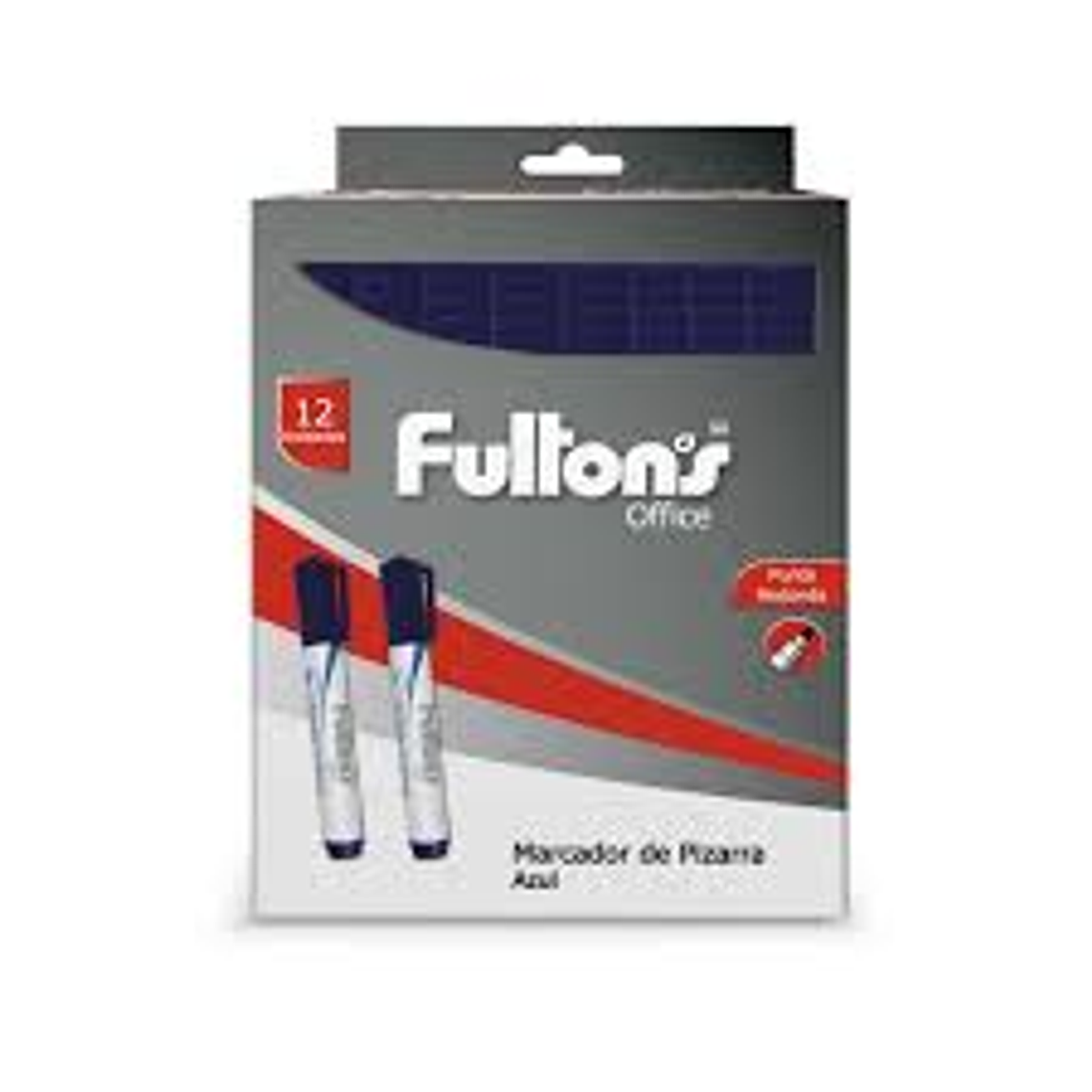 Marcador Pizarra Pta Red Azul Fultons 1