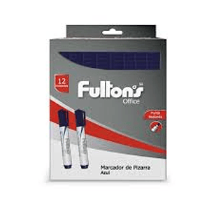 Marcador Pizarra Pta Red Azul Fultons