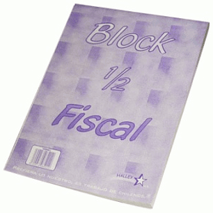 Block Apuntes Fiscalito 7Mm Roneo 80 Hjs. Halley