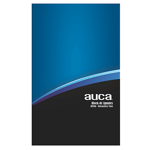 Block Auca Oficio Empastado Mat-7 80 Hj