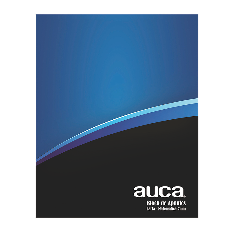 Block Auca Carta Empastado Mat-7 80 Hj 1