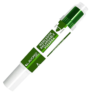 Marcador Pizarra Recargable Verde Lavoro