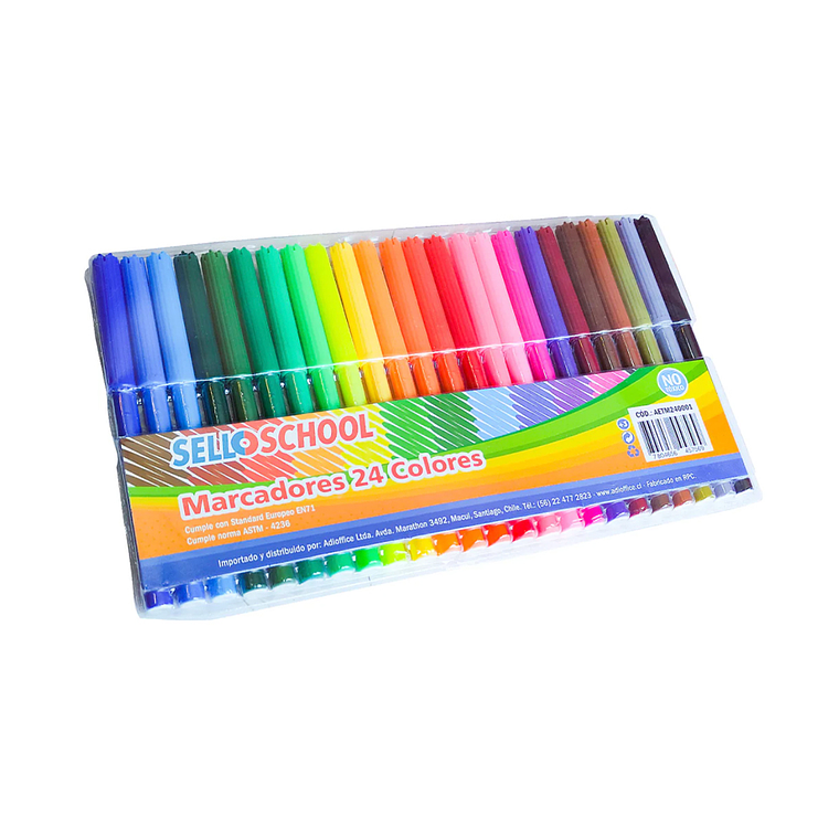 Marcadores 24 Colores. Sellopencil 1