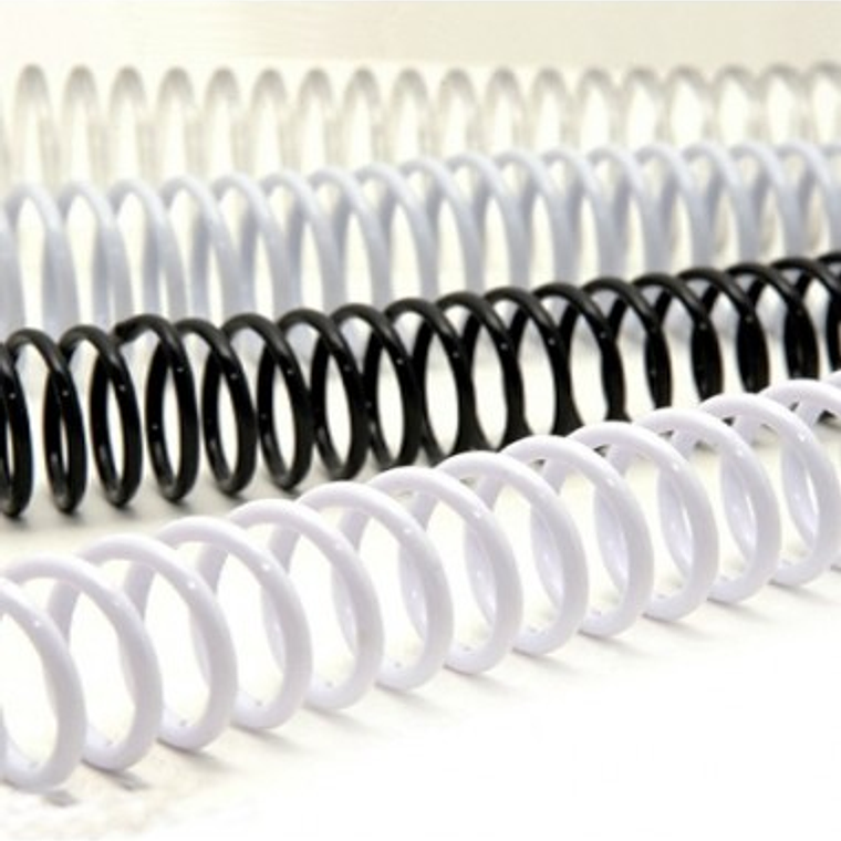 Espiral Plástico Diazol 45Mm Ng 10Unid Cap 500H 1