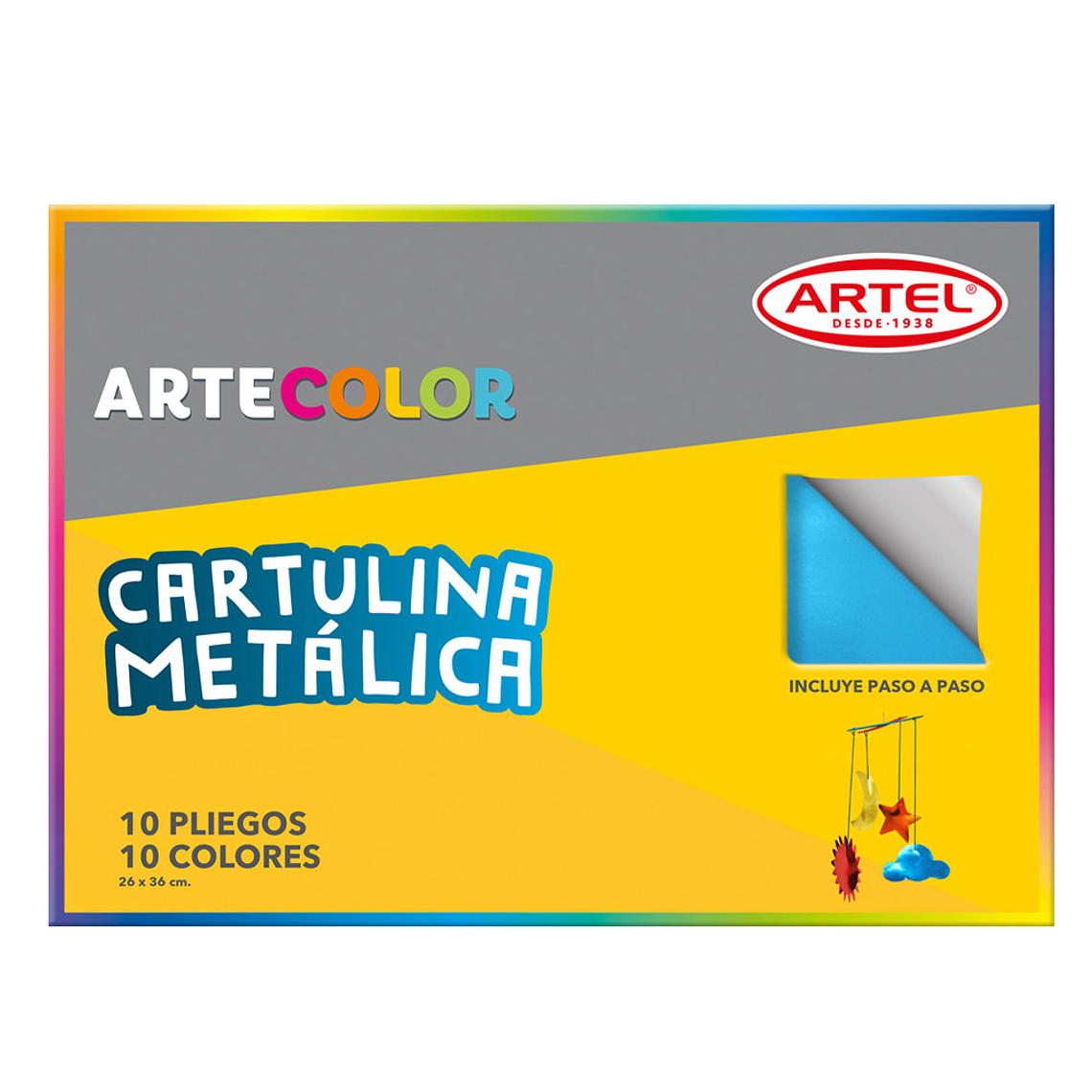 Estuche Artecolor Cart Metalica 10H 1