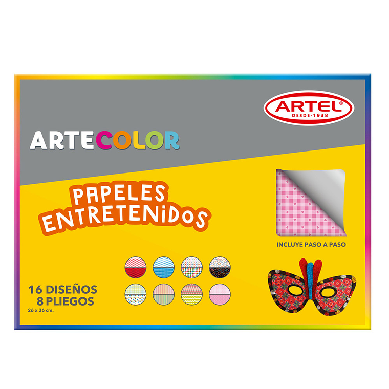 Estuche Artecolor Papeles Entretenidos 1