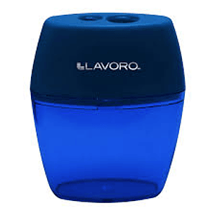 Sacapunta Plast C/Dep 2 Orificios Gde Lavoro