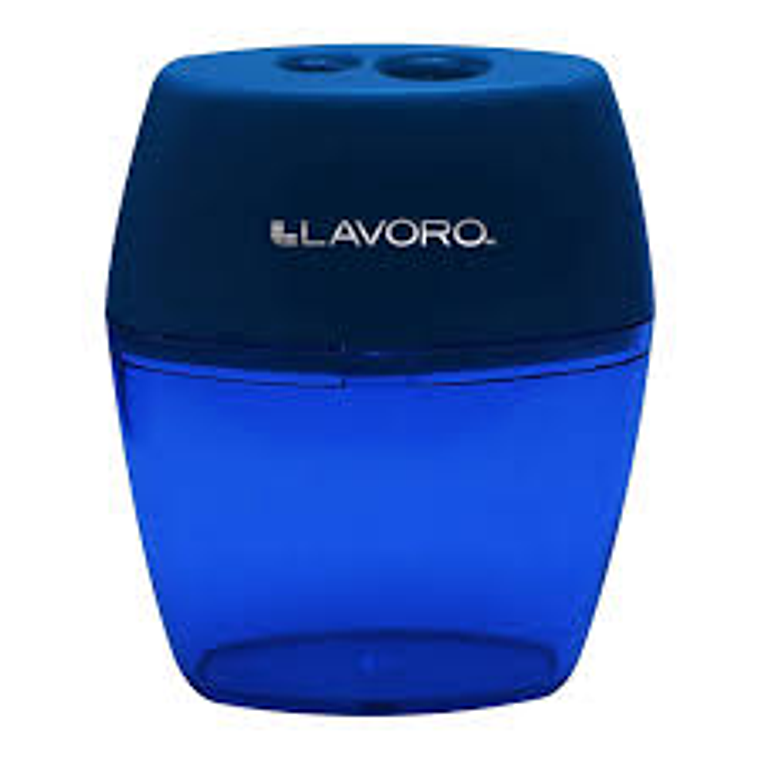 Sacapunta Plast C/Dep 2 Orificios Gde Lavoro 1