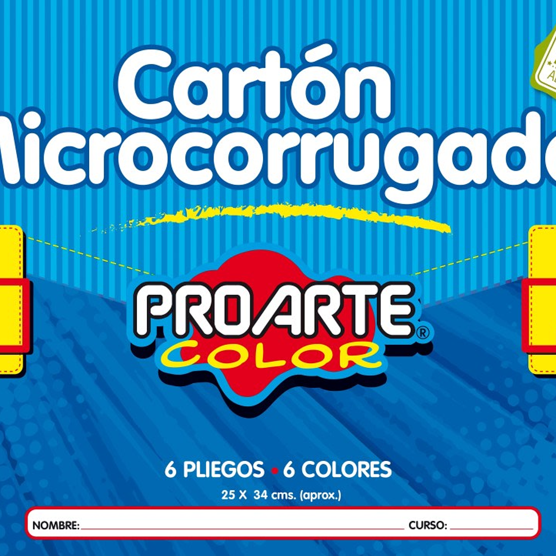 Estuche Carton Microcorrugado 6Col 6Hjs 25X35C Proarte 1