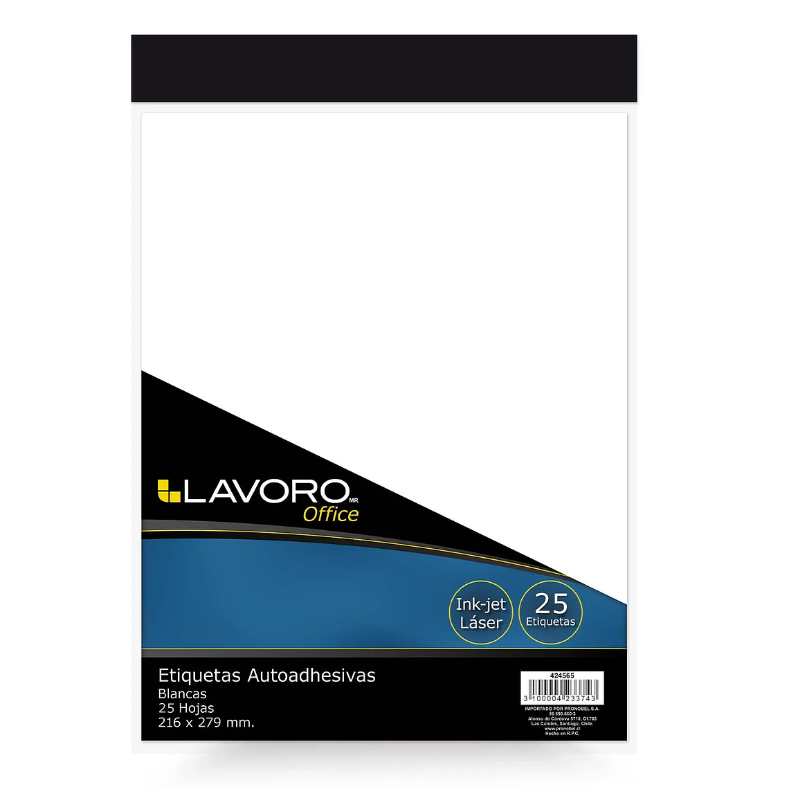 Etiqueta Blanca Cta 216X279 Mm 25Hj Lavoro 1