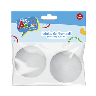Set Pelotas 8,5 Cms 2 Pc Art & Craf