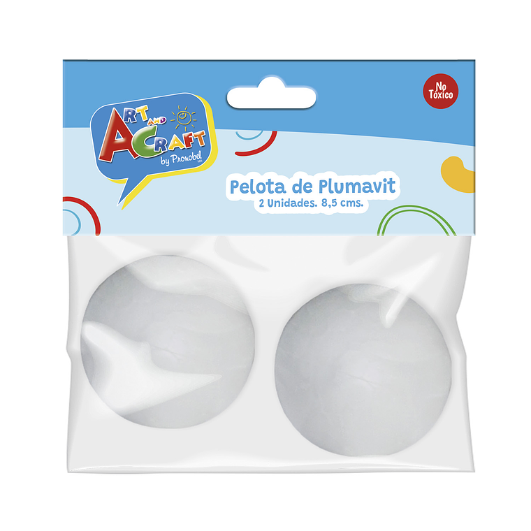 Set Pelotas 8,5 Cms 2 Pc Art & Craf 1