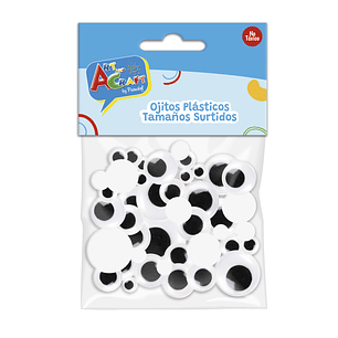 Set Ojos Plasticos 30 Piezas Art&Craft