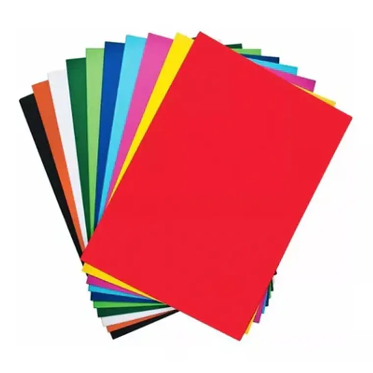 Pliego Cartulina Colores Surtidos 53.5X77Cm Fogata 1