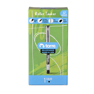 Rollertanker Gel 0.5 Negro Torre