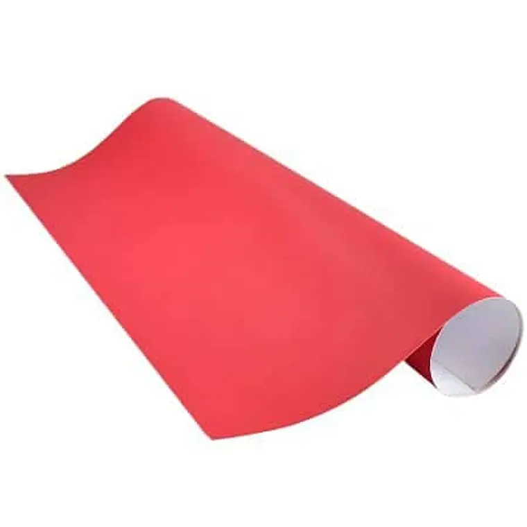Pliego De Cartulina Color Rojo  Fogata 53.5X77 Cm 1