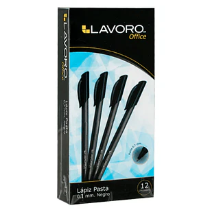 Lapiz Tinta Sem Gel Tipo Ink Negro 1.0Mm Lavoro