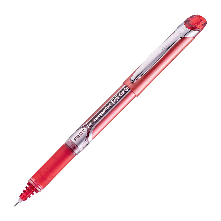 Lapiz Tinta Hi-Tecpoint Grip V5 Rojo Pilot 1