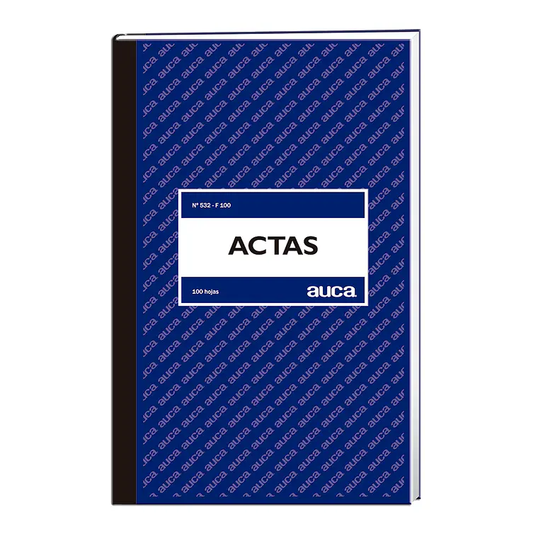Libro Actas Auca Cuadriculado 100 Hjs 1