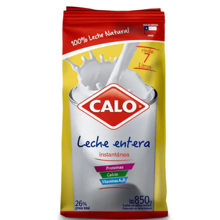 Leche En Polvo Calo Instantanea Entera 850Gr 1