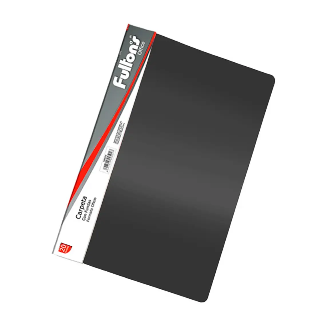 Carpeta C/Fundas Of 20Uni Negra Fultons 1