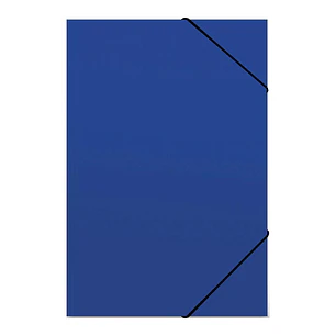 Carpeta Cartulina Elastico Oficio  Azul Fogata