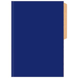 Carpeta Oficio Brillante Azul Oscuro Buho