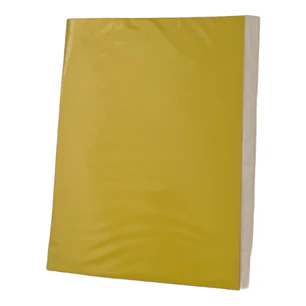 Carpeta Plastificada Color Amarillo Sin Acco Marca Fogata