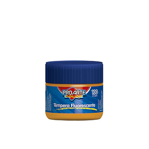 Tempera Proarte†Fluorescente Fco.100Ml Naranjo