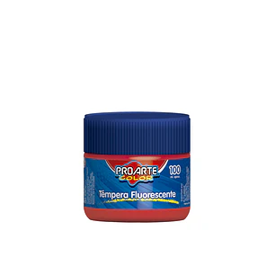 Tempera Proarte†Fluorescente Fco.100Ml Rojo