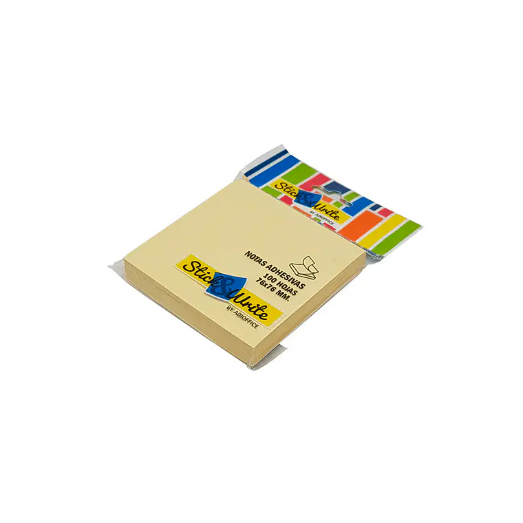 Notas Stick Notes 100 Hjs T 76X101Mms Hand 1