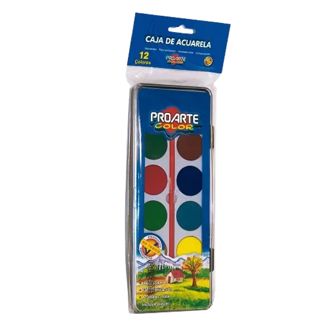 Acuarela Proarte 12 Colores Caja Colgante 1