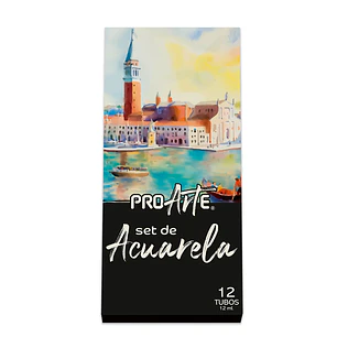 Acuarela Proarte 12 Tubos/Col.12 Ml