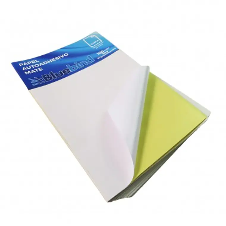 Papel Adhesivo Carta Matte 180Grs 100 Unid Diazol 1