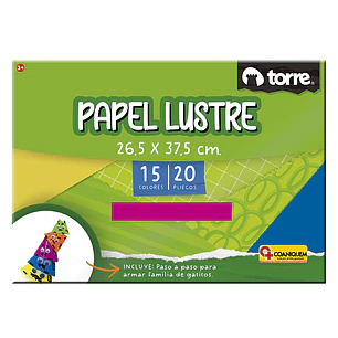 Bolson Papel Lustre 20Hjs. Torre Imagia