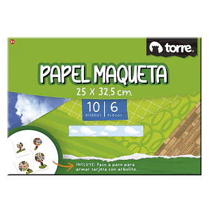 Bolson Papel Maqueta Torre Imagia
