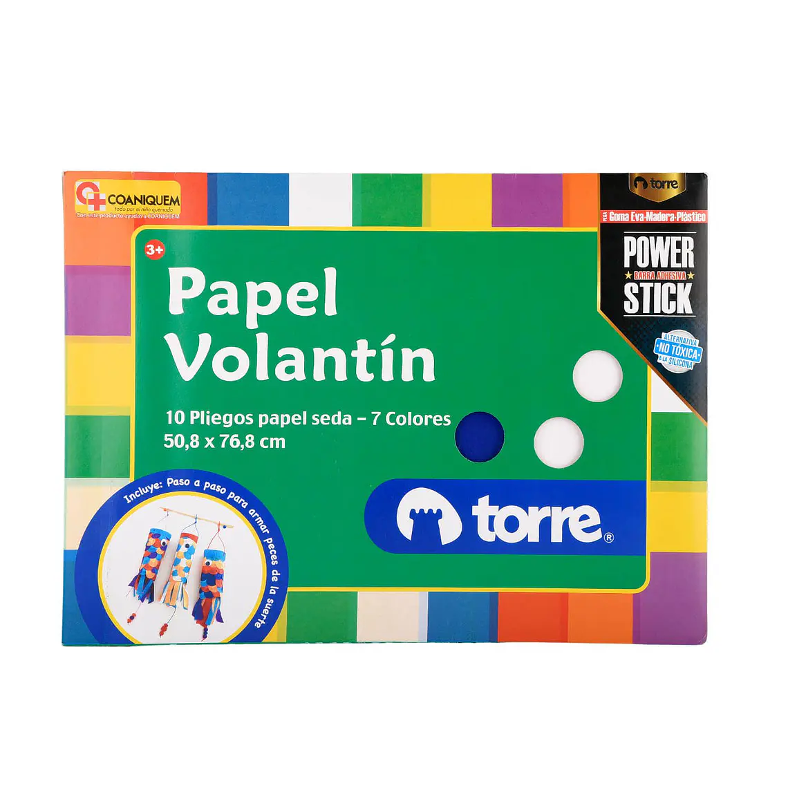 Bolson Papel Volantin Torre Imagia X10 Pliegos 1