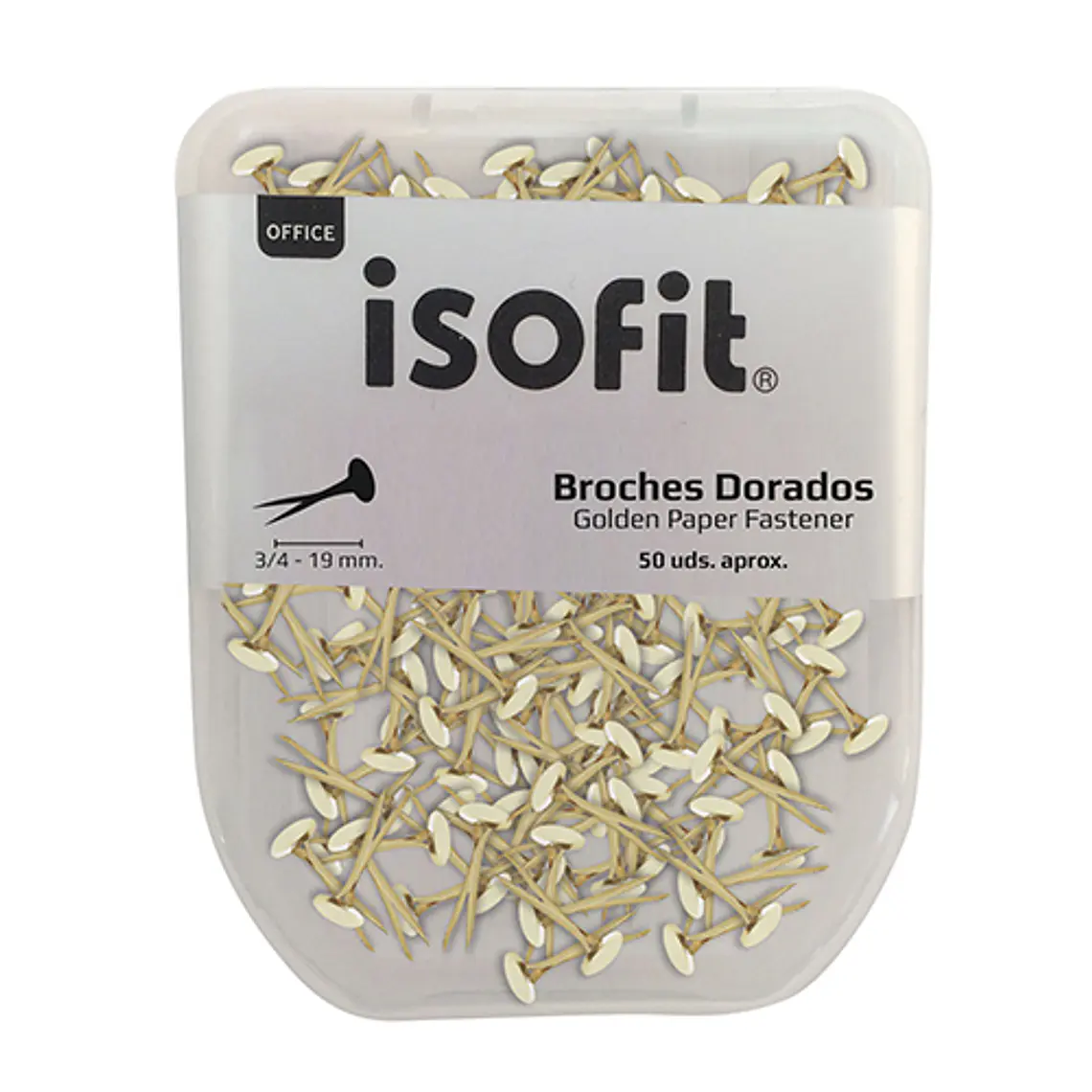Broches Dorad Isofit-Dsg C/Plast 50Un 3/4-19Mm- 1