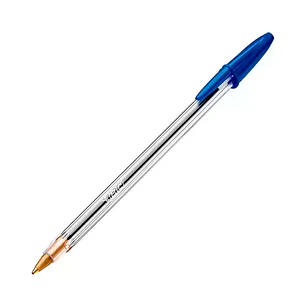 Caja Lapiz Pasta Azul Punta Media Bic 50 Unidades
