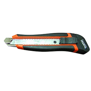Cuchillo Isofit No 90 Cartonero Grande Negro/Rojo