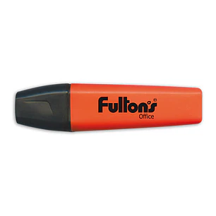 Destacador Escritorio Fultons Bis Naranjo Unid