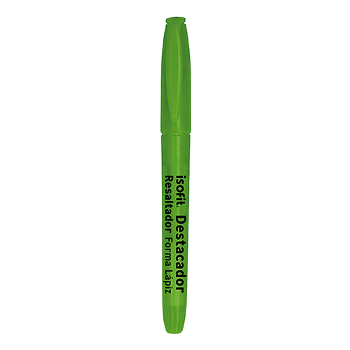 Destacador Forma Lapiz Isofit Verde 1