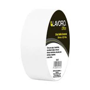 Cinta Doble Contacto 36X13.7Mt Blanco Lavoro