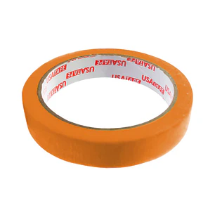 Cinta Maskin Tape Naranjo 18 Mm Por 20 Mts Usatape